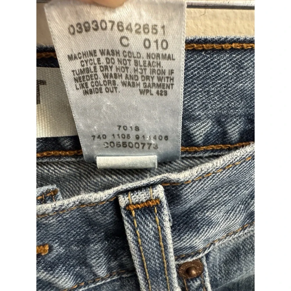 Levis 550 Relaxed Fit Baggy Mens Denim Jeans 34x30 Medium Wash Vintage 03 Y2K